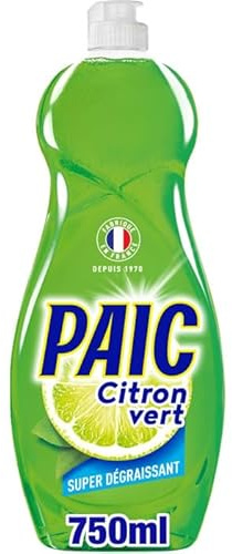PAIC Liquide vaisselle super dégraissant au citron vert 750 ml