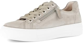 Gabor Damen Low-Top Sneaker, Frauen Sandalen,breit,Hovercraft,atmungs-aktiv,sacchetto,weich,Weiss,schwarz,Jollys,rot,blau,f,Schilf,37 EU / 4 UK