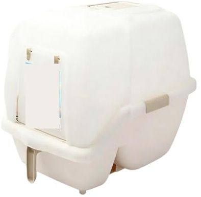 Kompatibel mit der vollständig geschlossenen Katzentoilette IRIS | Spritzwassergeschützte, leicht zu reinigende Katzentoilette(Upgraded Brown)