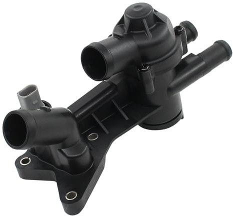 Thermostat Housing for Au-di A3 Sea-t Cordoba Ibiza mk3 Toledo mk4 | for Sko-da Fabia mk1 Oc-tavia mk2 Rapid Roomster V-W Eos Fox Golf mk5 Je-tta Pa-ssat B6 Polo Tou-ran 1.2 1.4 1.6 FSI