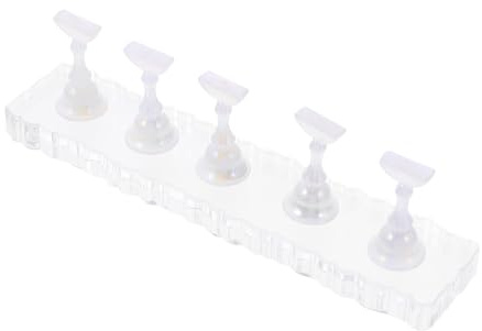 Magnetischer Nagelspitzenhalter aus Acryl, 1 Satz für Kunstnägel | Abwaschbar, Leichtes Aufnehmen und Platzieren, Schulungen, Präsentationen im Studio, Profis und Einsteiger