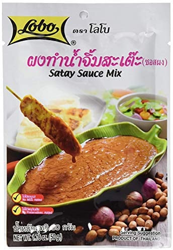 LOBO Saté Saucenmischung 50g Satay Sauce Mix [Sateé Sauce Mix]