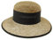 Seeberger Damen Serie Föhr Sonnenhut, Beige (Natur/schwarz 9010), M