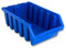 ADB Stapelbox Sichtlagerkasten Lagerbox Sichtbox Größe 5 blau 333x500x187 mm Schütte