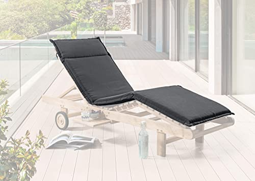 Destiny Polsterauflage für Gartenliege 196x60x5cm, anthrazit