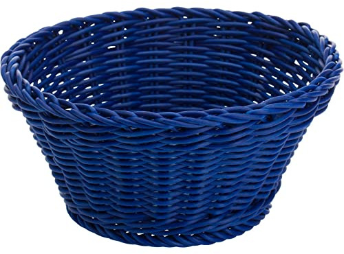 Westmark Mehrzweck-Korb, Geeignet für Hotel und Gastronomie, Rund, Ø ca.18 cm, Höhe: ca. 10 cm, Synthetik Faser, Saleen Edition: Coolorista, Marineblau, 02091078101