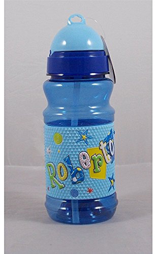 BORRACCIA SPORT IN PLASTICA CON SCRITTA A RILIEVO NOME ROBERTO H 19 CM