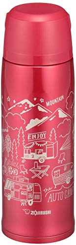 Zojirushi botella termica para café-té-mate-bebida isotonica- sales minerales-no trasmite sabor metálico-líquidos calientes o fríos durante 24 horas-acero inoxidable 18/8+ antiadherente-SJ-JS-0.8L RO