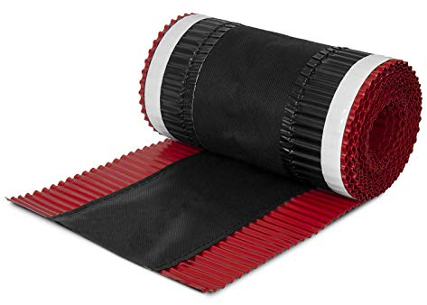 DQ-PP FIRSTBAND | Länge 5m | vRoll | Breite 390mm | Kirsche RAL 3011 | Aluminium PP Vlies | Selbstklebend | Dach Dachfirst Firstrolle First Rollfirst Band | Grat Gratrolle Gratband Firstabdeckung