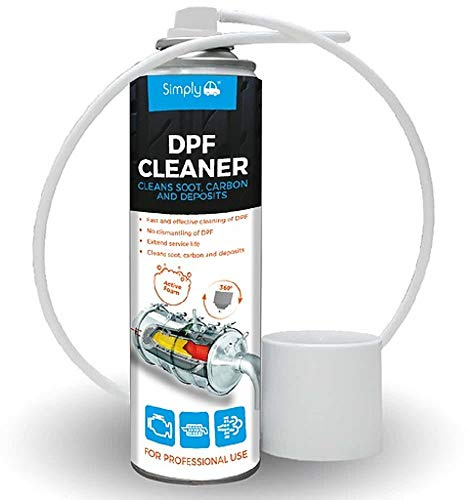 Simply Auto DPFC1 500ml Fast and Effective Active Foam DPF Cleaner - Cleans Soot, Carbon and Deposits with Ease