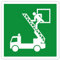 Aufkleber Rettungszeichen „Rettungsausstieg“ Leiter Folie nach ISO 7010 E017 | 5-40 cm Made in Germany, Größe: 15x15cm