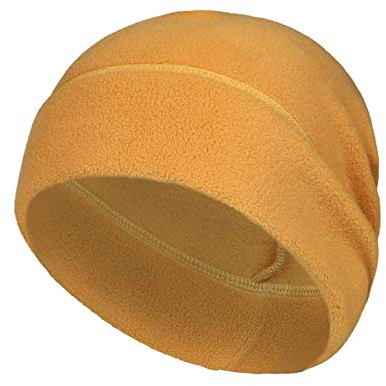 Arcweg Wintermütze Herren Sport Radmütze Damen Elastisch Beanie Thermo Laufmütze Winter Mütze Kopfbedeckung Skimütze Fleece Cap für Laufen Skifahren Radfahren Snowboarden Orange