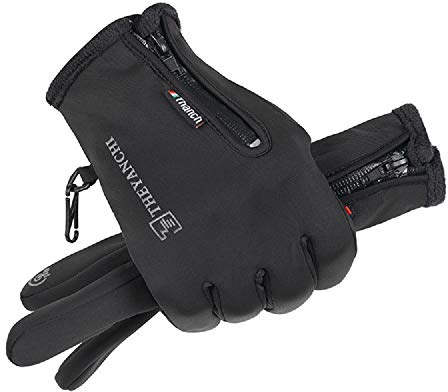 Moguxb Unisex Handschuhe Herren Winterhandschuhe Damen Touchscreen-Handschuhe Warm Fahrradhandschuhe Skihandschuhe,Wasserdicht, Winddicht & rutschfest für Herren Damen den Winter im Freien