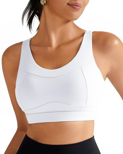 RUNNING GIRL Women High Impact Sports Bras- Wirefree Underwire Workout Gym Yoga Bra Full Support Activewear