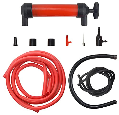 WMYCONGCONG Siphon-Handpumpe, Handpumprohr, manuelle Ölpumpe, Kraftstoff-Flüssigkeitstransferpumpe für Öl, Benzin, Wasser, Flüssigkeiten und Luft