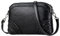 DORRISO Damen Mode Umhängetaschen Angemessene Kapazität PU Leder Schultertasche Leichte Damen Handtasche Reise Casual Umhängetasche Schwarz B