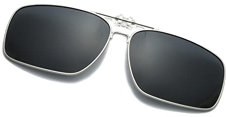 Long Keeper Sonnenbrillen Clip Polarisiert - Sonnenbrillen Aufsatz Brille, polarisierte Clip On sonnenbrille aufsatz für brillenträger Damen Herren