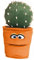 Living Puppets Dösbaddel Collection Blumentopf Hannelore aus Stoff mit Einer Größe von 32cm, W868