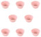 Cupcake Molds，Reusable Silicone Cake Moulds for Baking Cases Muffin Molds Cups Trays 8 Packs (Pink)