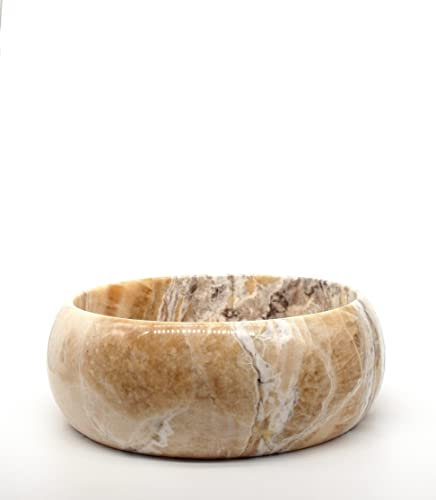 Fregadero de baño, ónix hecho a mano de piedra natural para baño, cuenco, fregadero de guardarropa