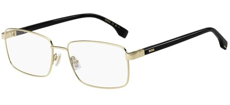 HUGO BOSS BLACK Brille BOSS 1495 Größe 57-17 mm Gold Schwarz