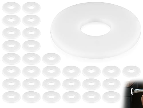 KAPSING Pack de 30 Arandelas de Plástico Arandelas de Nylon M10-30mm para Máquina Eléctrica