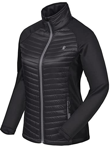 Little Donkey Andy Isolierte Wanderjacke Damen Atmungsaktiv Thermo Running Hybrid Black neues Upgrade XXL