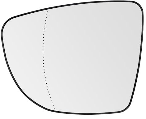 SENZEAL Verre de Rétroviseur Remplacement pour Renault Clio 4 Captur ZOE 2013-2020 Chauffant Retroviseur Extérieur (Gauche)