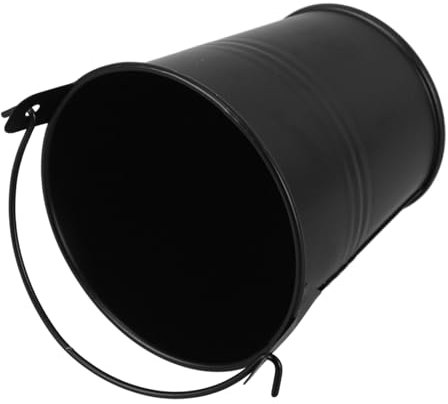 BESPORTBLE 2 Piezas Parrilla De Barbacoa Aire Cubo De Parrilla Cubo De Aceite Parrilla Suministros Barril De Goteo De Parrilla Cubo De Metal Reutilizable Cubo De Grasa Planchar