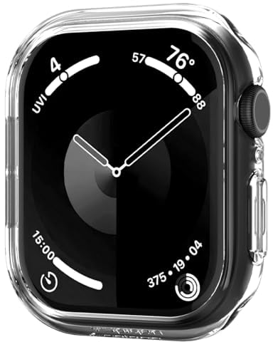 Spigen Thin Fit Hülle Kompatibel mit Apple Watch 10 42mm (2024) - Kristallklar