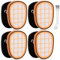 4 Stück XC7042/01 Filters für Philips SpeedPro Max Staubsauger FC6802, FC6812 FC6813 FC6822 FC6823 FC6826 FC6723/01 FC6901-FC6904 XC8045/01 XC8147/01 Ersatzfilter für Philips FC5005/01