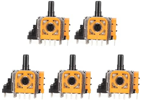 3D Analog Joystick, Controller Joystick Repair Kit Analogue Replacement Parts, Joysticks for PS5 Part with Screwdriver