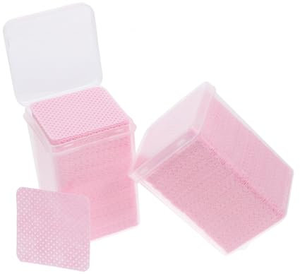 Beaupretty Cotton Nail Wipes 400 Pads for Nail Polish Removal Quick Safe Manicure Travel-size Pack