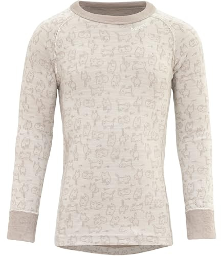 Devold Kinder Duo Active Merino Longsleeve, raw White, 128
