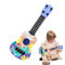 37 CM Kinder-Ukulele-Gitarrenspielzeug - Musikspielzeuginstrumente Gitarre Mit 4 Verstellbaren Saiten Kindermusikinstrumente Für Kleinkinder jun gen Und Mädchen Kinder-Minigitarre Kinder-Ukulele