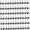 BRIGHTFUFU Kabel Befestigungen Kabelfixierung Kabelclips Mit Stahlstiften Schwarze Drahtklemmen 4 Größen 4mm 5mm 6mm 8mm Für Coax Kabel Lautsprecherkabel Und Mehr Perfekte Ösung Zur Kabelorganisation