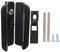 Artibetter 2 Sets Aluminium Alloy Sliding Door Pulls Patio Door Handle Lock Set Rustic Style Easy Screw-