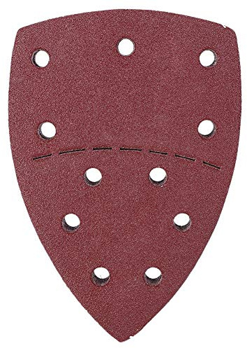 Mouse Grinding Paper Leaves for Palm Grinders - 60pcs 11 Holes Mm Sandpaper for Metal, Wood and More (80 Mesh)