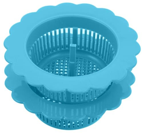 ZUNOXAZ 2stücke Waschbecken Abflusssieb Haar Und Schmutzfänger Für Küche Und Bad Kunststoff Abflussfilter Einfache Reinigung Verhindert Verstopfungen