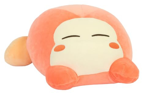 Club Mocchi Mocchi- Suya Suya Sleeping Friend Kirby Plush - 15-Inch Waddle Dee Plushie - Officially Licensed Collectible - Valentine’s Day Gift for Gamers - Ages 3+