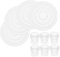 SOIMISS 1Set Breast Pump Parts Silicone Diaphragms Duckbill Valves Compatible with Momcozy Easy to Clean Durable Optimized for Efficient Pumping