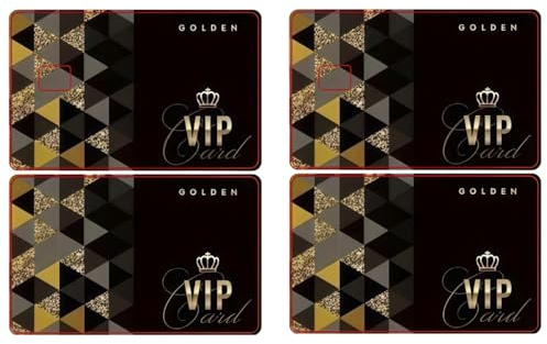 Heanvmyss 2 Sätze doppelseitig Kreditkartendekor,Kreditkarten Skins,Debit Kreditkarten-Skin-Aufkleber，Wasserdicht,EC Karten Aufkleber,Für Transport von Schlüsselkarten(VIP)