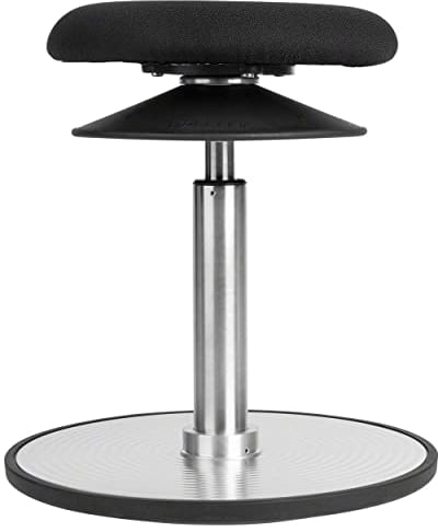 Sport-Tec Ergo Pendelhocker Standard Stehhilfe Sitzhocker Höhenverstellbar ø 30 cm SCHWARZ