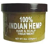 Kuza, 100% Indian Hemp, trattamento per capelli e cuoio capelluto, 226 g