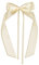 FlexiStore 10 Antennenschleifen, Deko Schleifen, Hochzeit, Autoschmuck, Autoschleifen, Beige