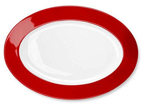 Sc Platte Oval 36 Cm Signalrot