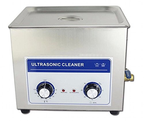 Gowe 240 W Machine Nettoyeur A Ultrasons 10L Platine d'entretien en acier inoxydable Hardware Pièces 220 V/110 V avec 1 pc avec panier