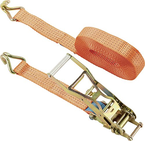 F-Power Zurrgurt 2-TLG mit Spitzhaken und Ergo-Ratsche 5000 daN 8 oder 10 mtr lang (8mtr)