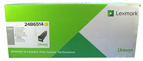 Lexmark 24B6514 XC8160 Toner Cartridge (Yellow) in Retail Packaging