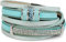 styleBREAKER Vintage Wickelarmband mit Strass, Gliederkette und Magnetverschluss, 3-Reihig, Armband, Damen 05040024, Farbe:Antik-Hellblau